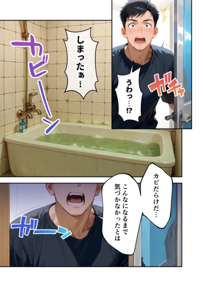 またもや家性婦の成瀬さんは竿のお掃除までしてくれる 〜ド変態お姉さんの発情水着プレイ〜 モザイク版 ラビットフット サンプル画像