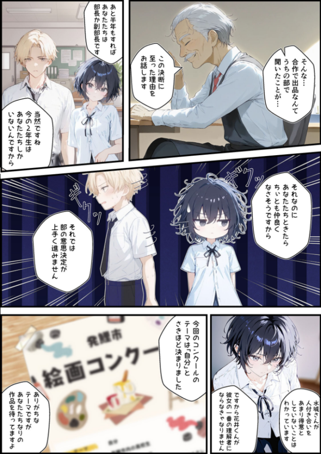 君と僕の額縁 モザイク版 初恋ラボ あいラビ サンプル画像