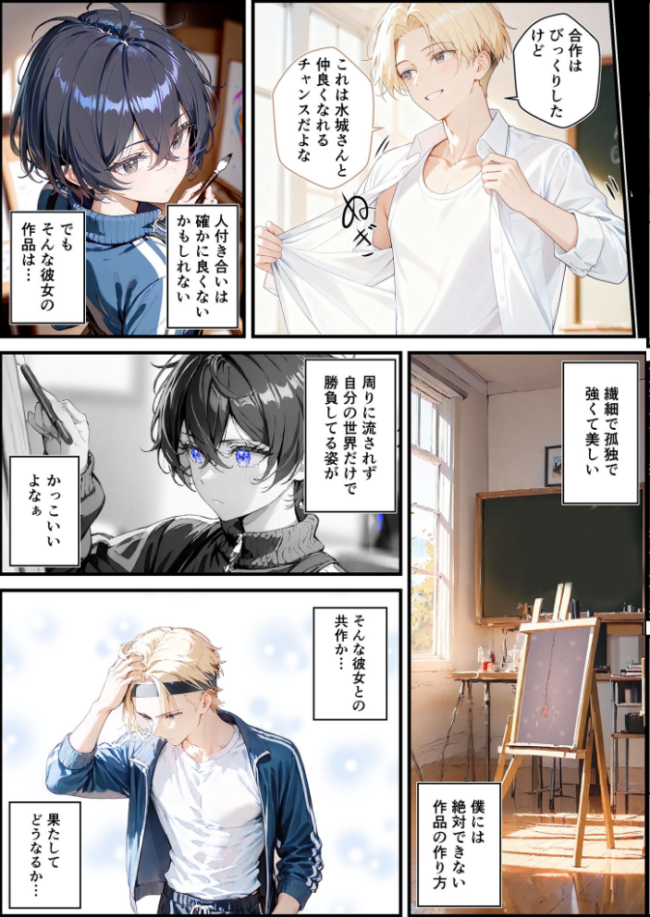 君と僕の額縁 モザイク版 初恋ラボ あいラビ サンプル画像