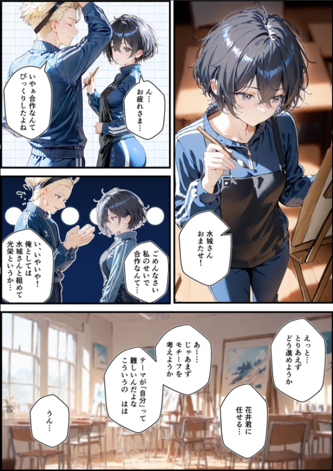 君と僕の額縁 モザイク版 初恋ラボ あいラビ サンプル画像