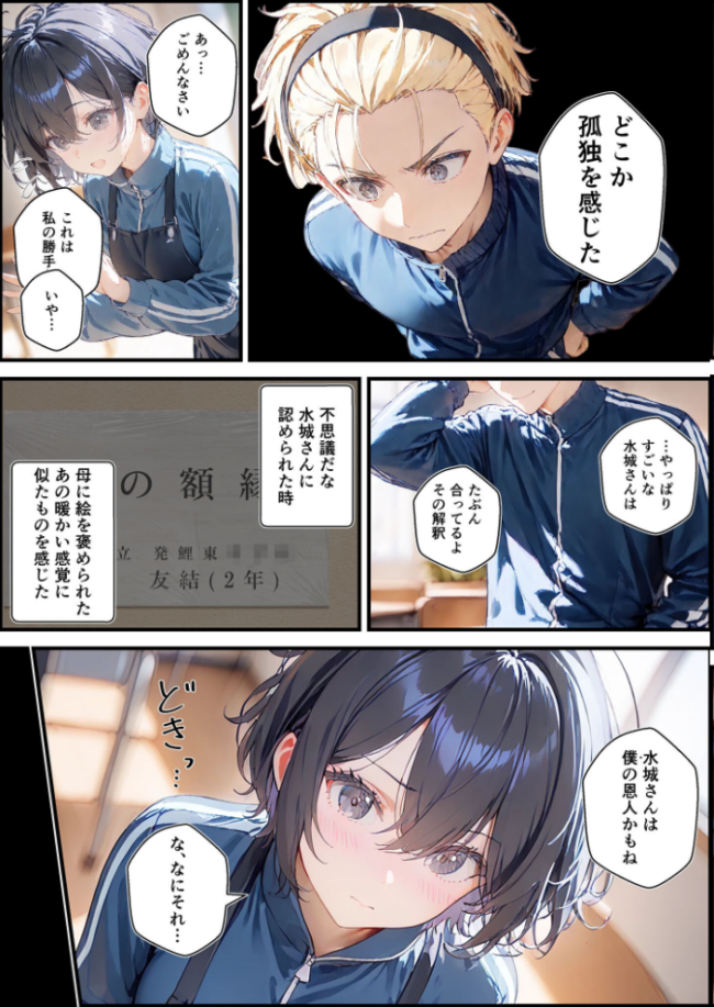 君と僕の額縁 モザイク版 初恋ラボ あいラビ サンプル画像