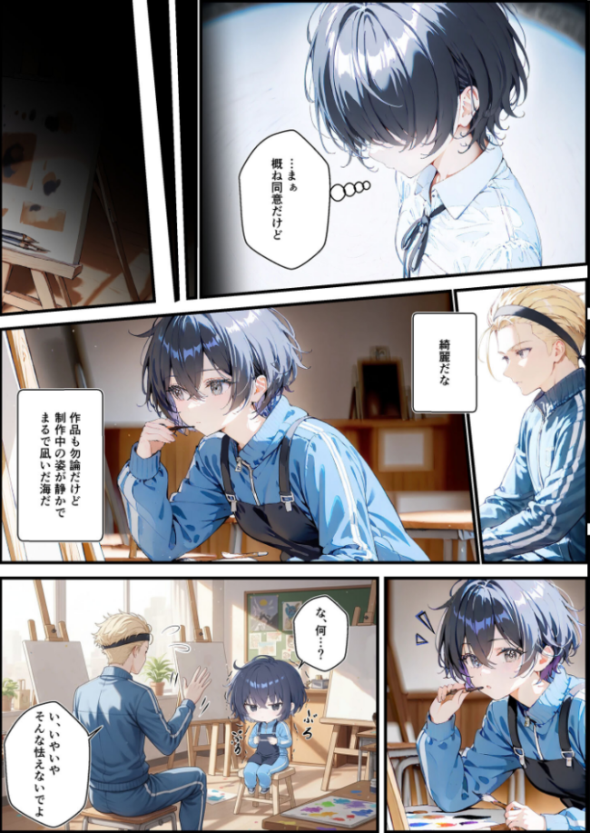 君と僕の額縁 モザイク版 初恋ラボ あいラビ サンプル画像