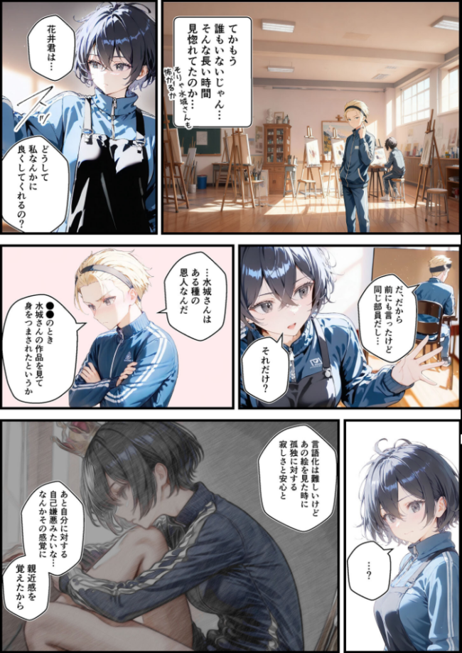 君と僕の額縁 モザイク版 初恋ラボ あいラビ サンプル画像