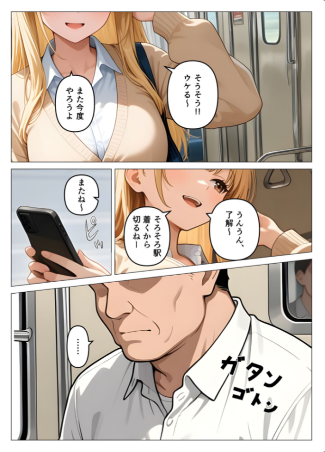 俺は治安保護員!!悪い子には性的罰を与える!! モザイク版 桃色紅茶 あいラビ サンプル画像