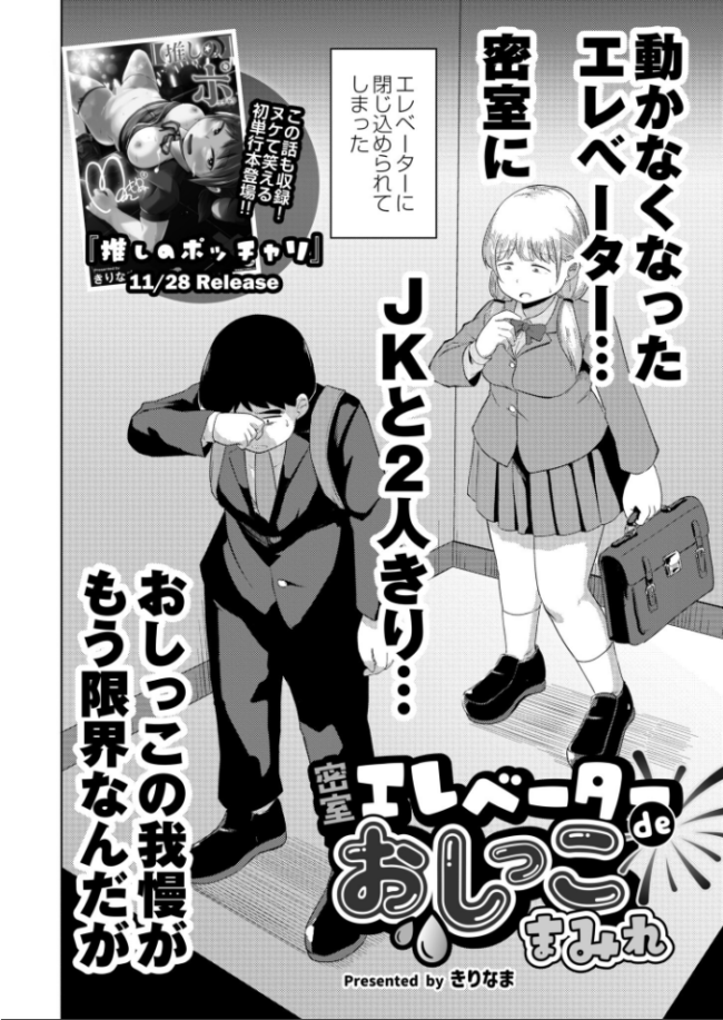 密室エレベーターdeおしっこまみれ きりなま サンプル画像