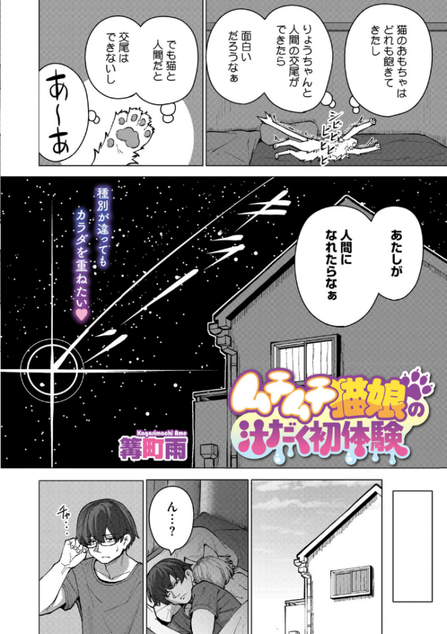 ムチムチ猫娘の汁だく初体験 篝町雨 サンプル画像