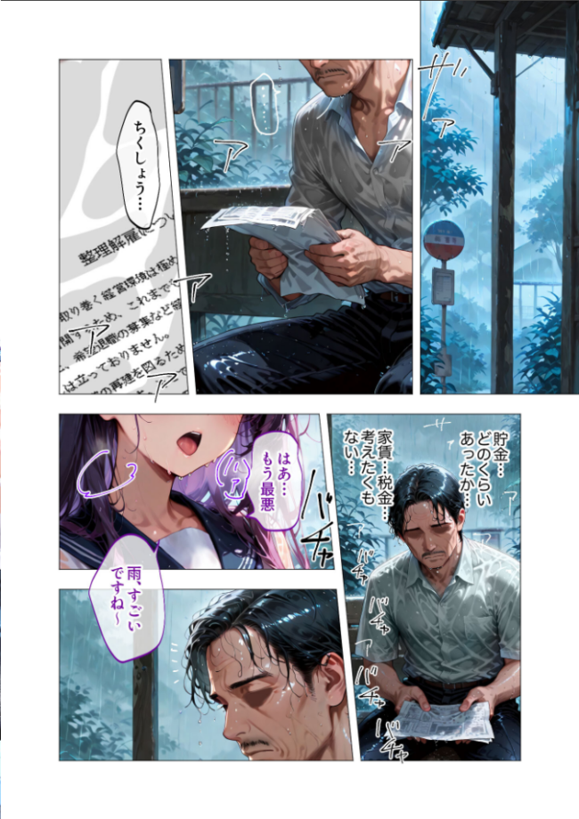 奉仕する天使たち 〜疲れたおじさんをよしよしセックスで慰めてあげたい〜 爺太郎 サンプル画像