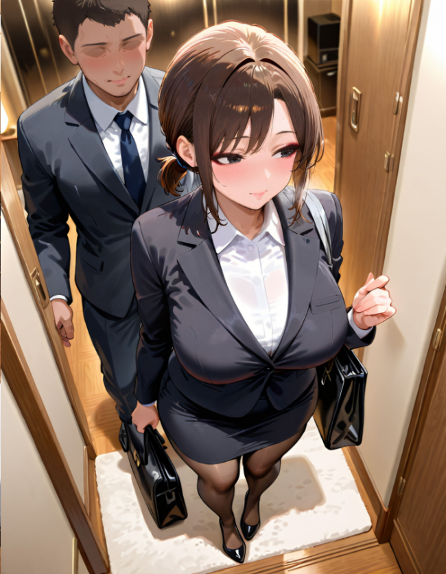 ムチムチ女上司 若手育性指導 出張編 モザイク版 万工房 あいラビ サンプル画像