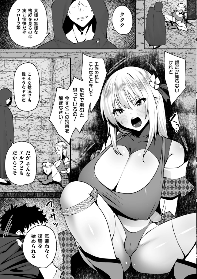 エルフの姫の躾け方【単話】 すかいれーだー サンプル画像