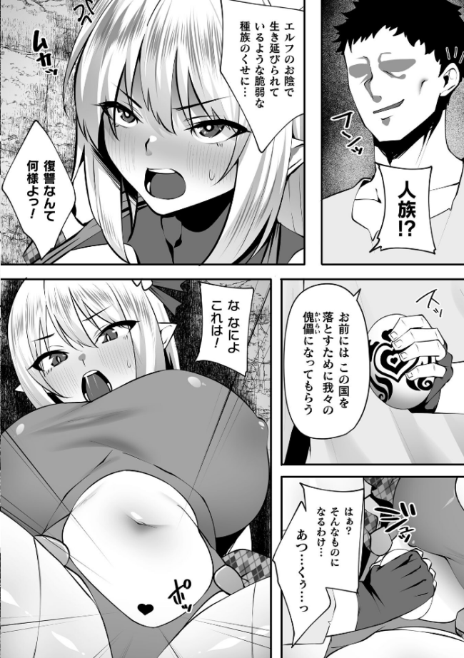 エルフの姫の躾け方【単話】 すかいれーだー サンプル画像