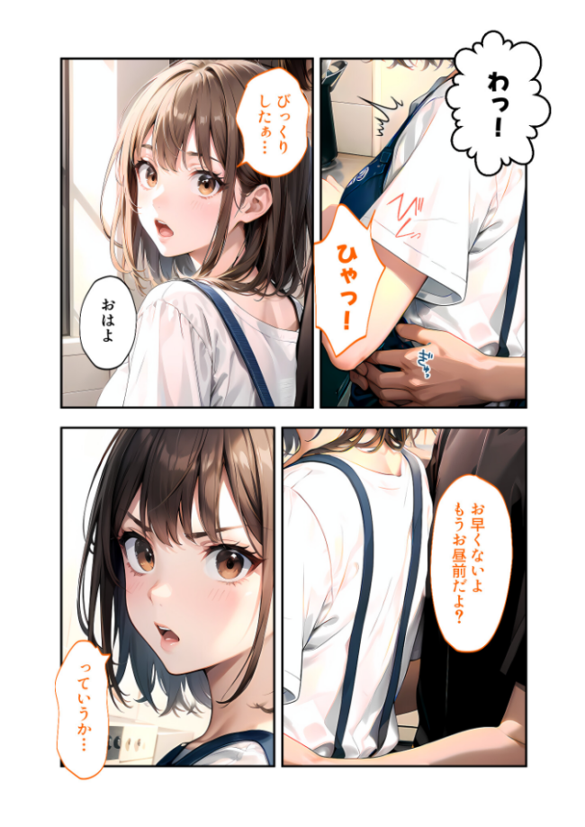 いちゃLOVE純情ベッドルーム 〜昼下がりのキッチン、恋人になった幼馴染と過ごす甘い日常〜 モザイク版 ラビットフット サンプル画像