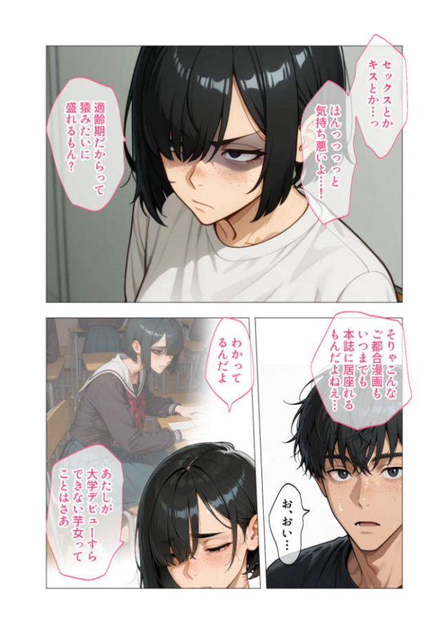 セックスなんて気持ち悪いだけでしょ(1)〜陰キャたちの拗らせセックス〜 ぽん尻 サンプル画像