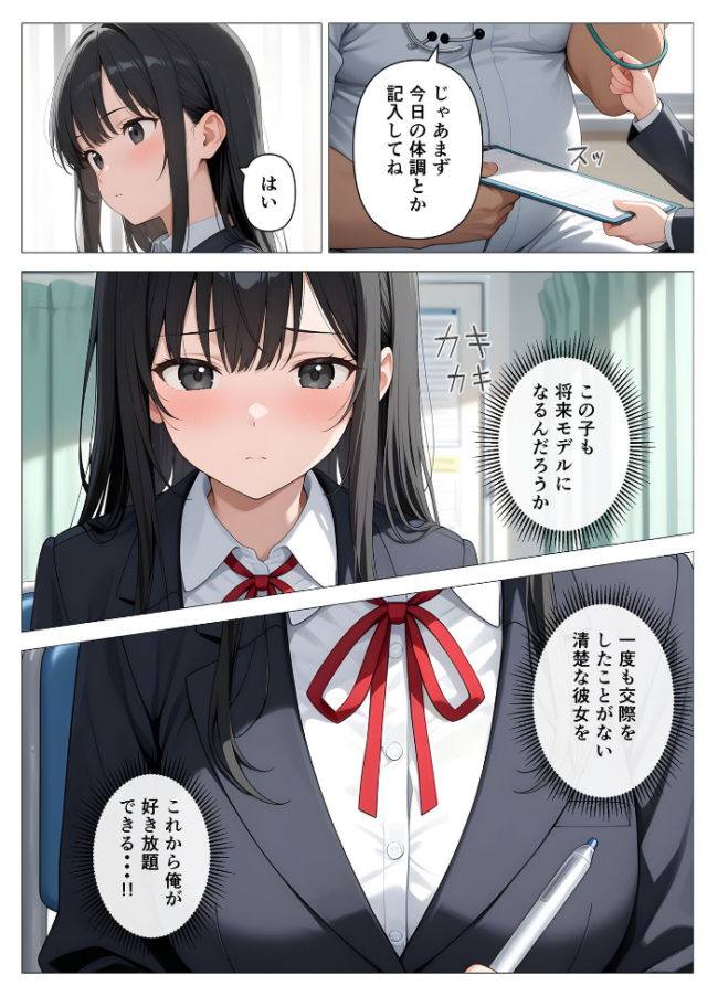 内科検診の担当医になって●●●●を好き放題 モザイク版  桃色紅茶 あいラビ サンプル画像
