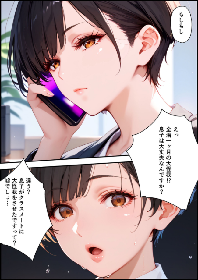 【全2作収録】女手ひとつでボクを育ててくれた自慢の母がボクを守るためにいじめっ子の女になる話 1&2 モザイク版 バベル太郎 あいラビ サンプル画像