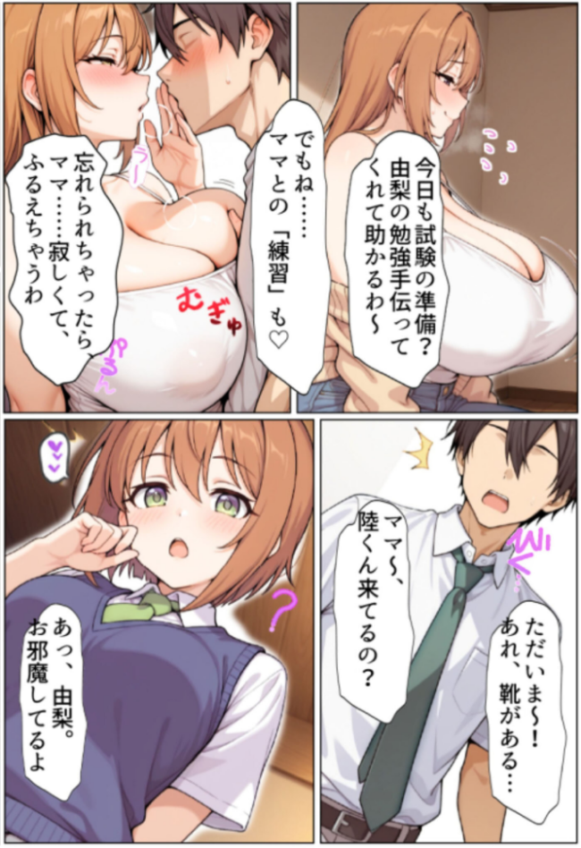 ずっと好きだった幼馴染のママに寝取られた僕〜彼女の母親にチ●媚び性教育で性癖ぐちゃぐちゃにされました〜 モザイク版 ちるイル あいラビ サンプル画像