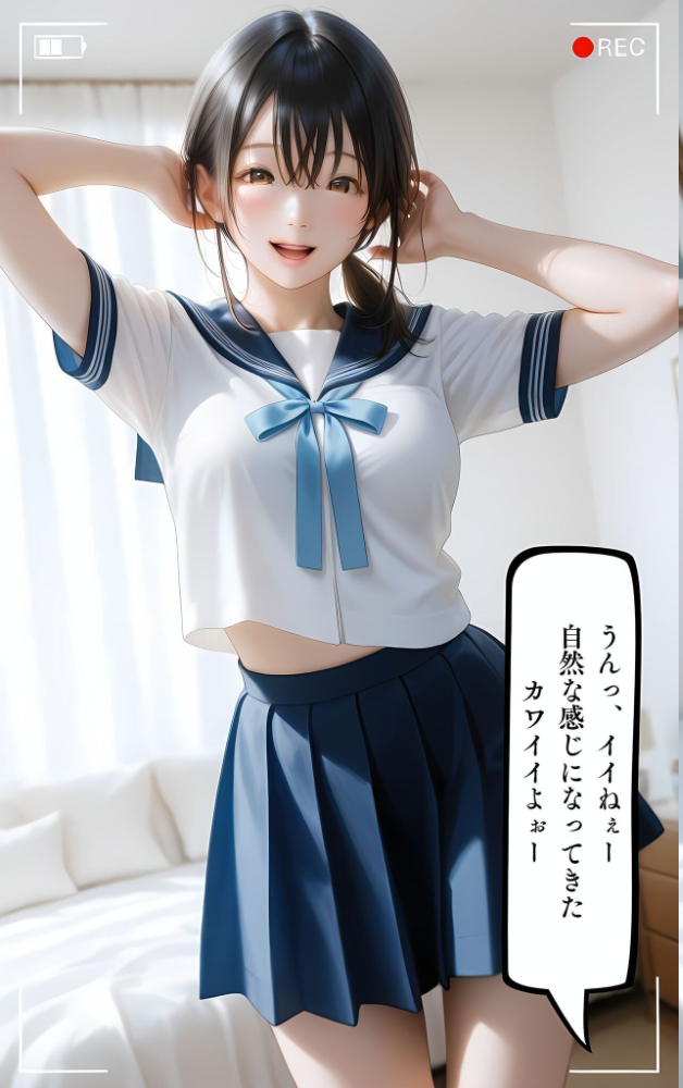 水着撮影会のはずが、いつのまにかおぢさんち〇ぽに沼る話1 モザイク版 メコ神 あいラビ サンプル画像
