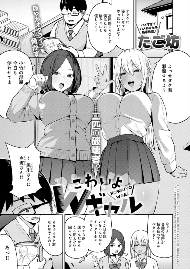 こわいよWギャル エロ漫画 サンプル画像