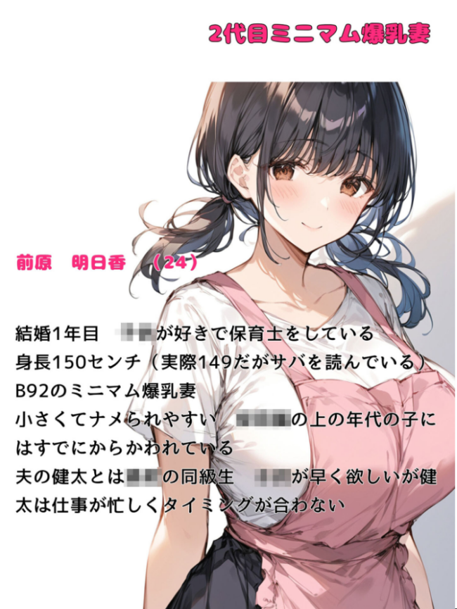ミニマム爆乳妻NTRホームステイ モザイク版 bbの部屋 あいラビ サンプル画像