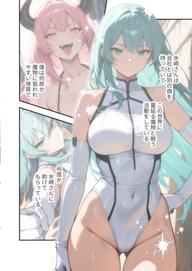 戦うエッチなお姉さんの特濃魔力サーバーになる話 (2) モザイク版 ラビットフット サンプル画像