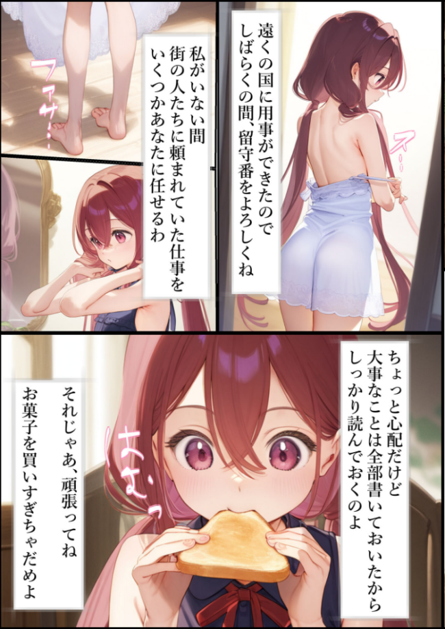 魔女見習いリベリーのお使い モザイク版 むほー地帯 あいラビ サンプル画像