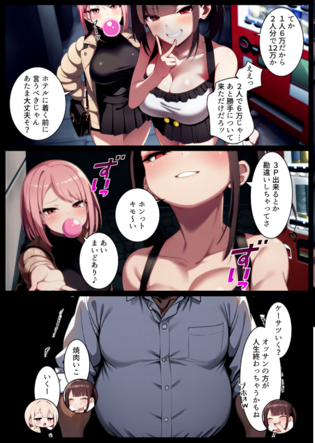 立ちんぼ詐欺で1億稼いだ女 俺が最終回をプレゼントしてやった モザイク版  ストラボ あいラビ サンプル画像