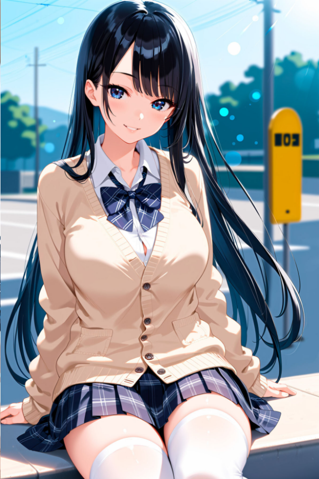 2コマDE即堕ち【制服女子編】 モザイク版 夢絵織 あいラビ サンプル画像