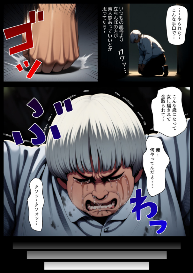 立ちんぼ詐欺で1億稼いだ女 俺が最終回をプレゼントしてやった モザイク版  ストラボ あいラビ サンプル画像