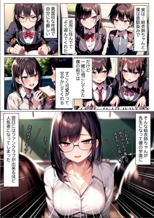 彼女と付き合えた日が人生のピークだった件 モザイク版 ストラボ あいラビ サンプル画像