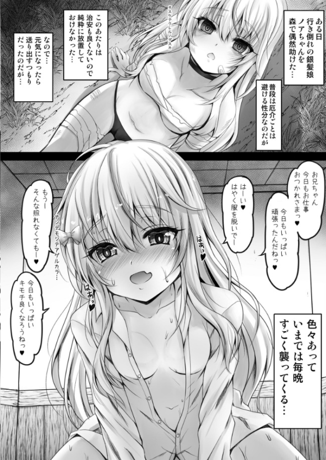 異世界で助けた銀髪娘に毎晩襲われて困ってます!!第一夜 しゃいあん サンプル画像