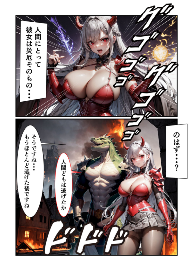 【全3作収録】魔王様はえっちがお好き 〜最強魔族の甘く淫らな夜の営み〜 モザイク版 IM あいラビ サンプル画像