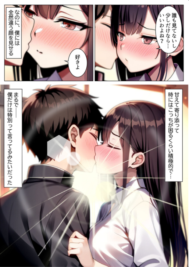 彼女と付き合えた日が人生のピークだった件 モザイク版 ストラボ あいラビ サンプル画像
