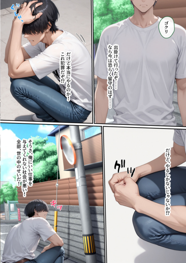 ただ空き巣に入っただけのはずが欲求不満な人妻を堕とすことになった話〜盗んだのは物ではなく躰でした〜 モザイク版 ラブ熟 あいラビ サンプル画像