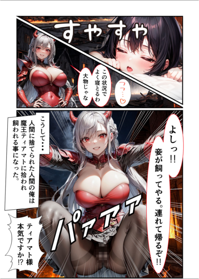 【全3作収録】魔王様はえっちがお好き 〜最強魔族の甘く淫らな夜の営み〜 モザイク版 IM あいラビ サンプル画像