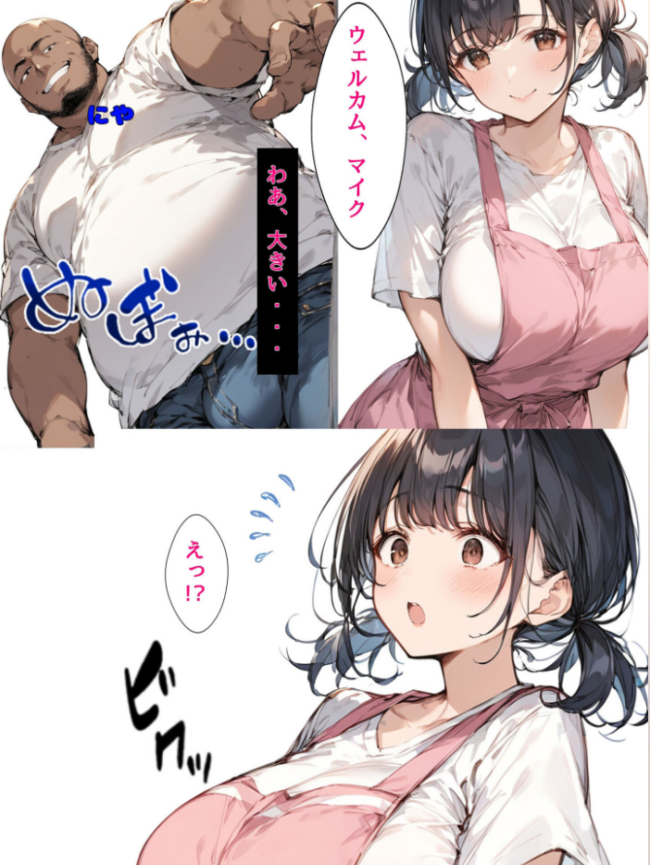 ミニマム爆乳妻NTRホームステイ モザイク版 bbの部屋 あいラビ サンプル画像
