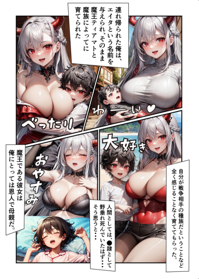 【全3作収録】魔王様はえっちがお好き 〜最強魔族の甘く淫らな夜の営み〜 モザイク版 IM あいラビ サンプル画像