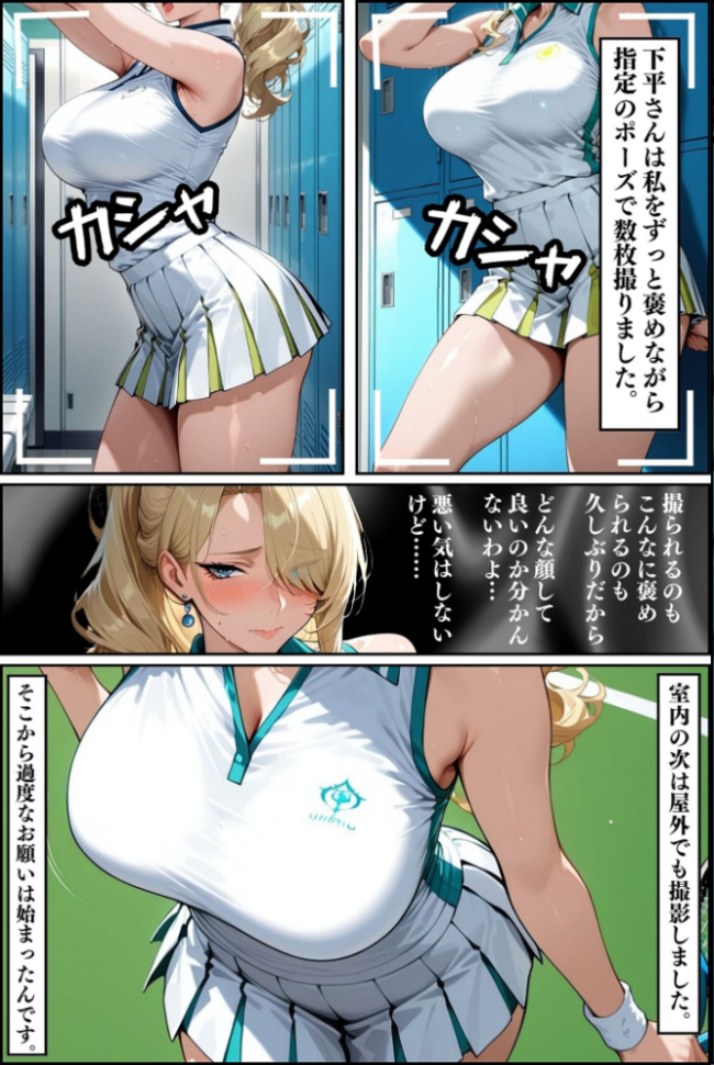 人妻ですが雌でした〜イきたくないのに醜顔アクメ テニスコーチが醜態晒した日〜 モザイク版 Uスタス あいラビ サンプル画像