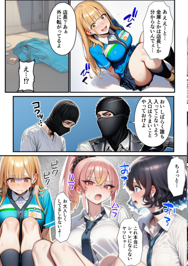 人質ライブ配信 モザイク版 ももまろ 朝露まほし あいラビ サンプル画像