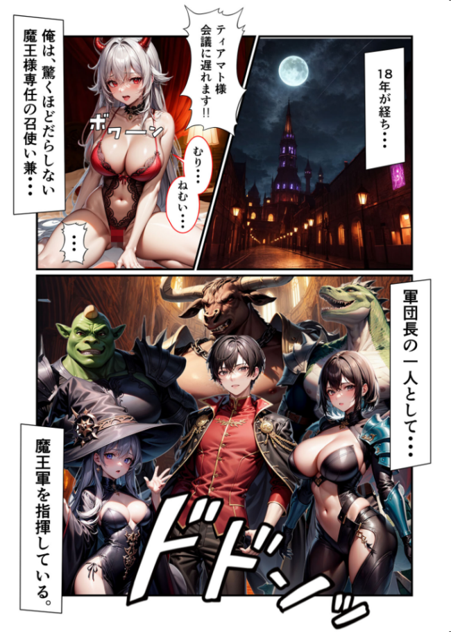 【全3作収録】魔王様はえっちがお好き 〜最強魔族の甘く淫らな夜の営み〜 モザイク版 IM あいラビ サンプル画像