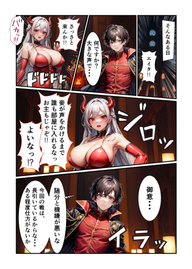 【全3作収録】魔王様はえっちがお好き 〜最強魔族の甘く淫らな夜の営み〜 モザイク版 IM あいラビ サンプル画像