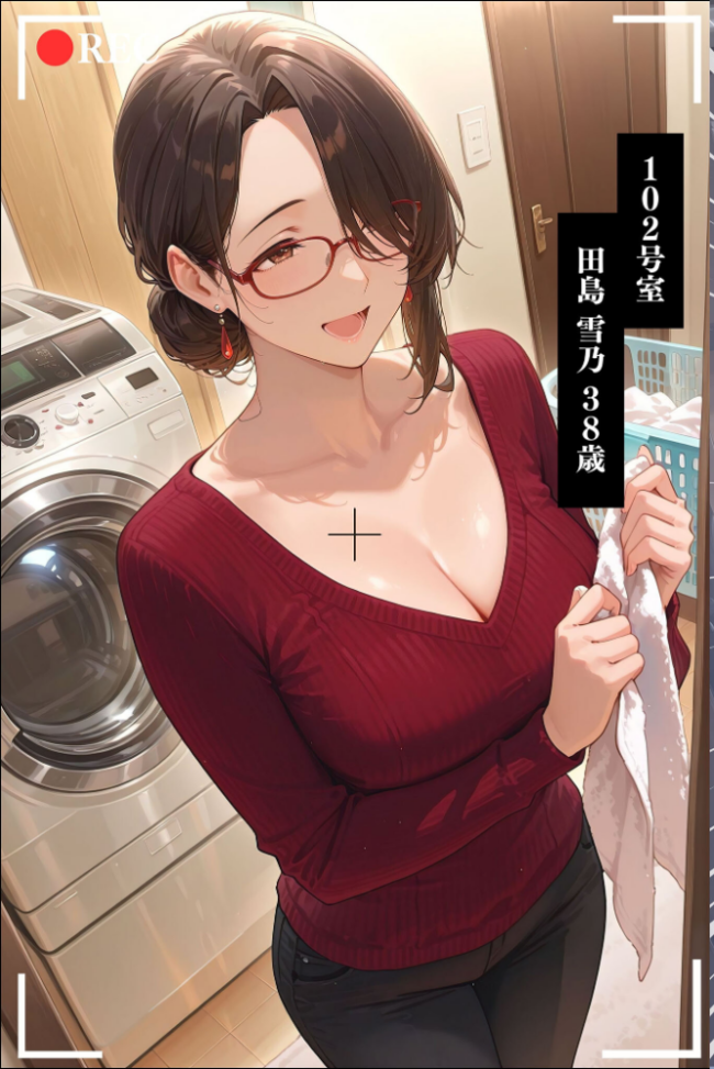 人妻限定アパート 102号室 田島雪乃 〜大家のペットになった日編〜 モザイク版 ワーテルLab あいラビ サンプル画像