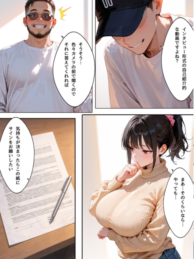 ミニマム爆乳妻〜騙されてAV出演してしまいました〜 モザイク版 bbの部屋 あいラビ サンプル画像