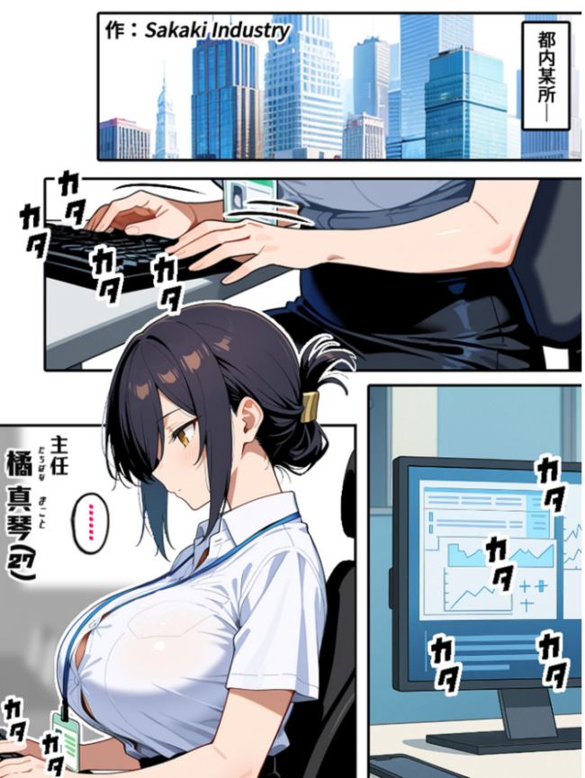 上司彼女が堕ちるまで【単話】(1) モザイク版 エロ漫画 サンプル画像