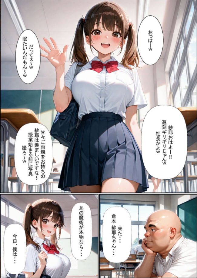一方的な人生交換〜陰キャブサメンから クラス一の美●●に人生乗り換え〜 モザイク版 性転の空 あいラビ サンプル画像