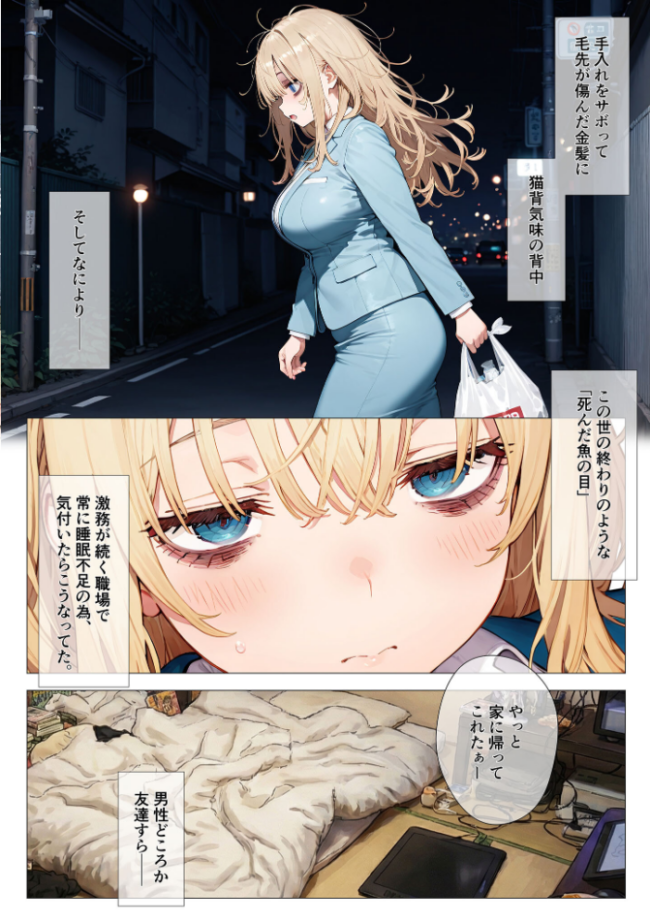 エロ漫画の国のアリス -29歳限界女子が漫画の世界を堪能する- モザイク版  kz あいラビ サンプル画像