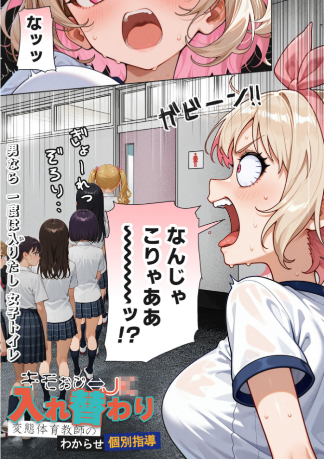キモおじ⇔●●入れ替わり【3】変態体育教●のわからせ個別指導 モザイク版 エロ漫画 サンプル画像