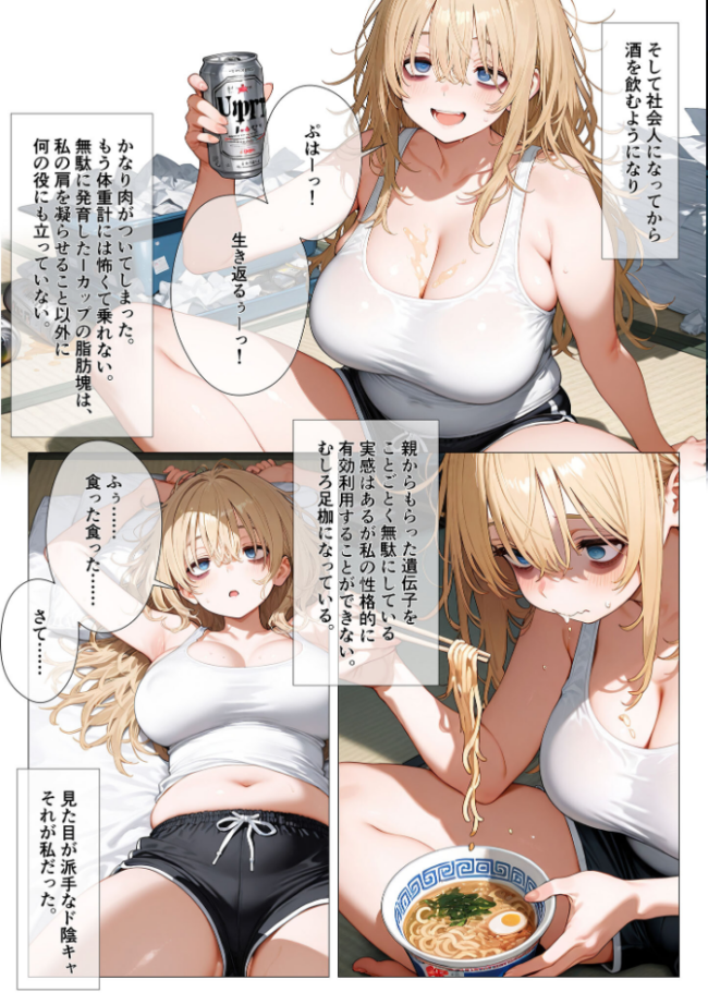 エロ漫画の国のアリス -29歳限界女子が漫画の世界を堪能する- モザイク版  kz あいラビ サンプル画像