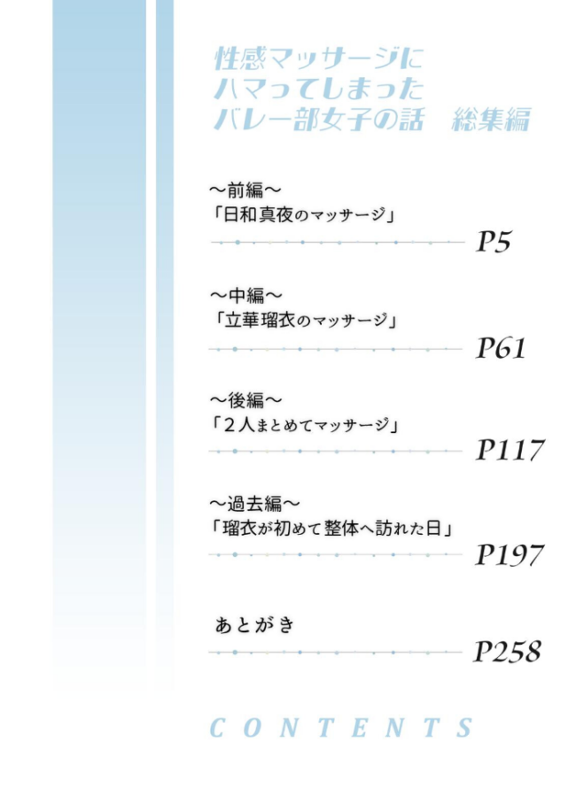 性感マッサージにハマってしまったバレー部女子の話〜総集編〜 銀曜ハル サンプル画像