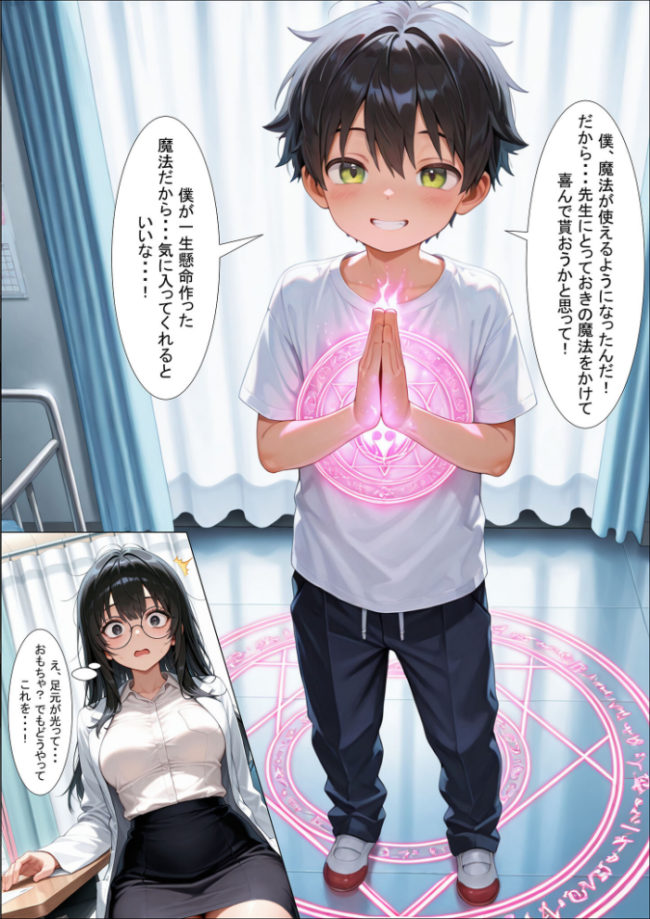 今日からボクが保健室の●●(ハート) 〜純粋な恋心が歪んだ気持ちに変わる…〜 モザイク版 性転の空 あいラビ サンプル画像