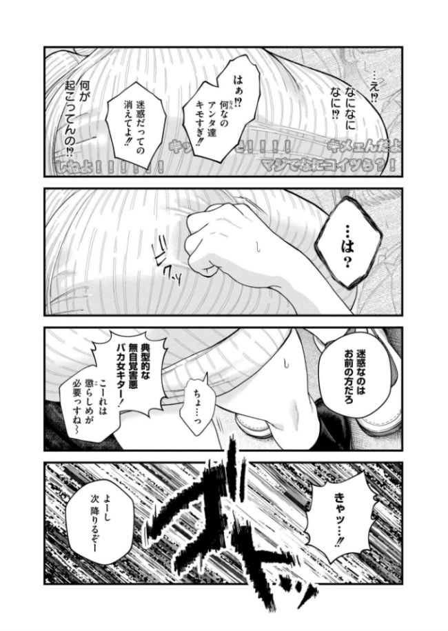 【承認欲求】私刑ネキの理解らせ配信はこちら↓ エロ漫画 サンプル画像