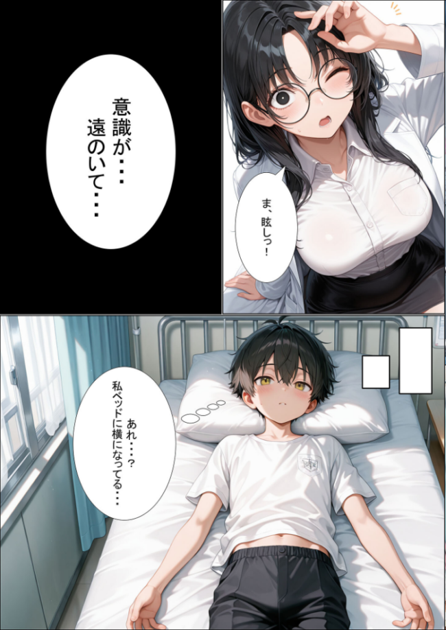 今日からボクが保健室の●●(ハート) 〜純粋な恋心が歪んだ気持ちに変わる…〜 モザイク版 性転の空 あいラビ サンプル画像